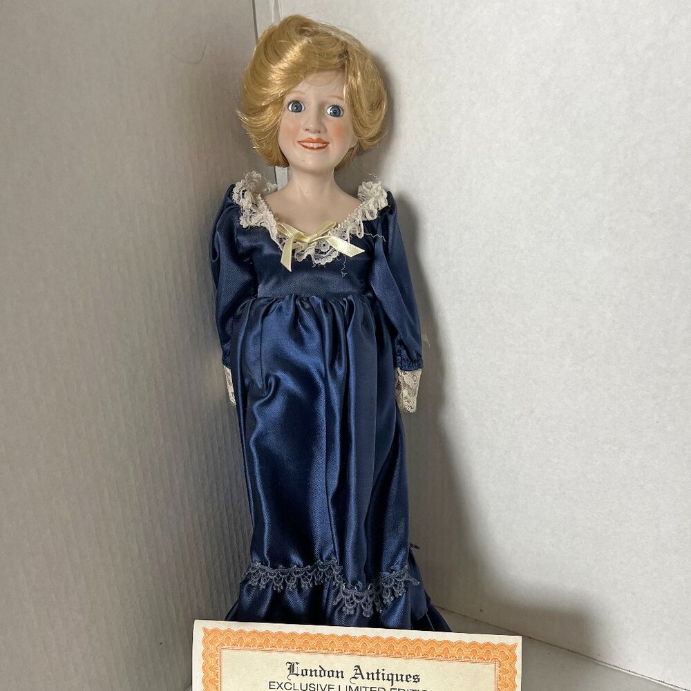 London Antiques Vintage 15" Princess Diana Porcelain Doll